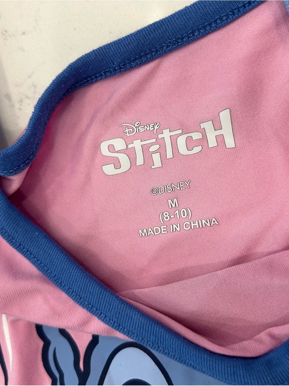 Disney Pink & Blue Stitch Aloha Tank Top - Picture 3 of 8